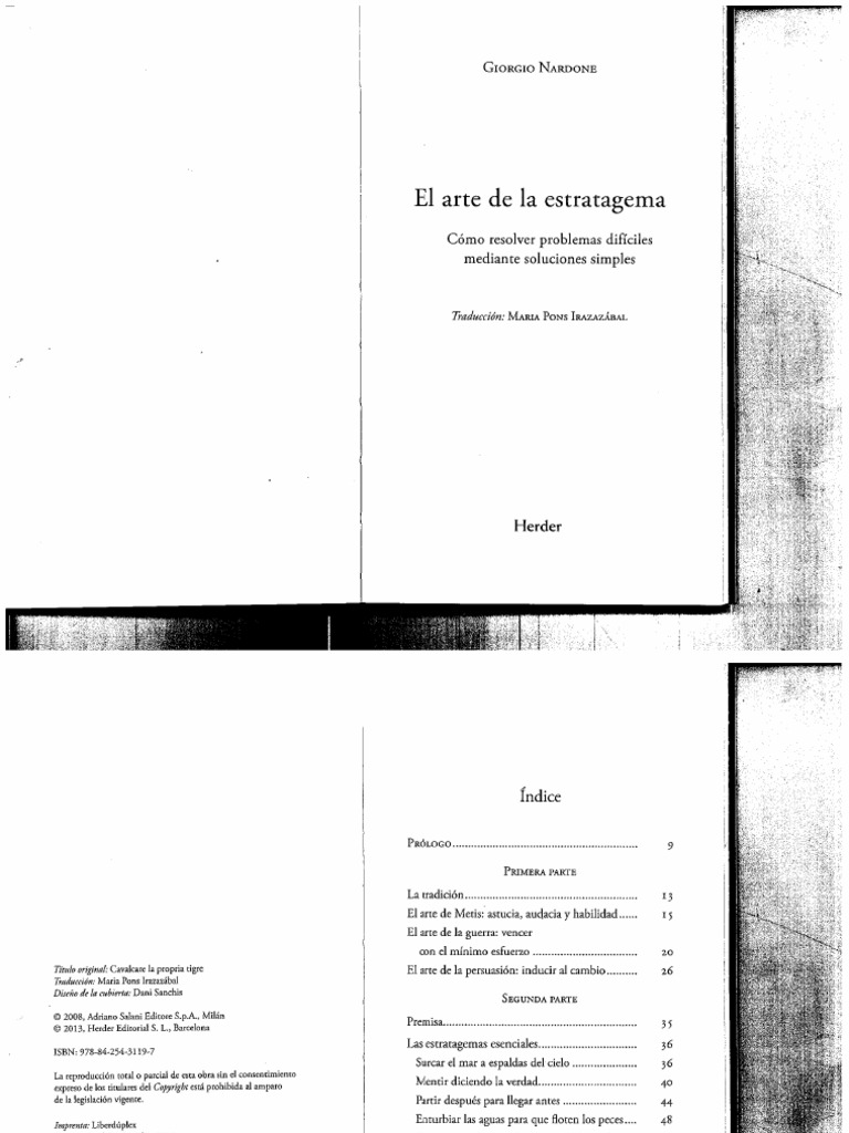 el arte de la estratagema giorgio nardone